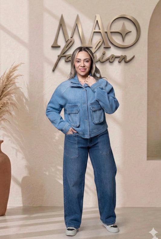 Jean Cargo Jacket