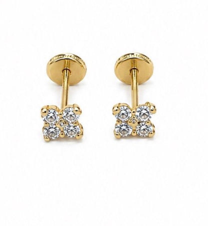 Baby Italian gold studs