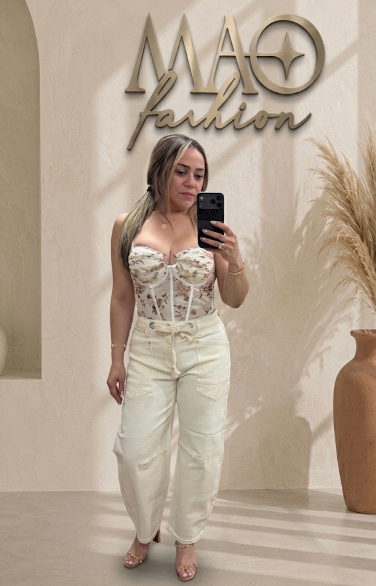 White corset Lace Top