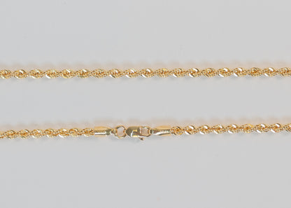 Women  braided 18 K Goldw